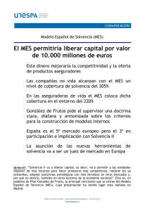 El MES permitiría liberar capital por valor de 10.000