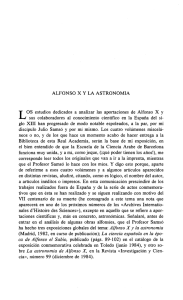 Alfonso X y la astronomía - Biblioteca Virtual Miguel de Cervantes