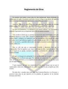 Reglamento de Giras - CRAI Club de Rugby Ateneo Inmaculada.