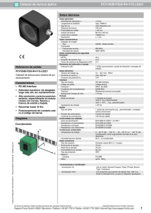 1 Cabezal de lectura óptico PCV100B-F200-R4-V15