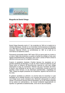 Biografía de Daniel Ortega