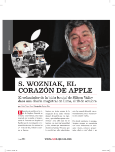 S. Wozniak, el corazón de Apple