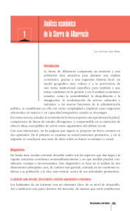 Análisis económico de la Sierra de Albarracín. Luis Antonio Sáez