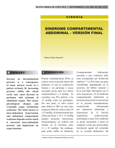 síndrome compartimental abdominal - versión final