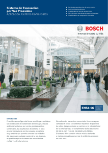 Centros Comerciales - Bosch Security Systems