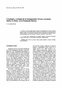 Corología y ecología de la hemiparásita Viscum cruciatum Sieber ex