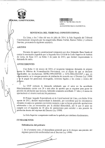SENTENCIA DEL TRIBUNAL CONSTITUCIONAL En Lima, a los 3