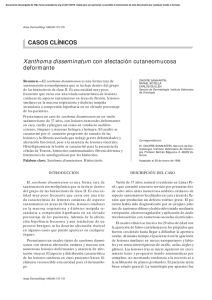 Xanthoma disseminatum con afectación cutaneomucosa