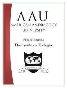 Doctorado en Teología - American Andragogy University