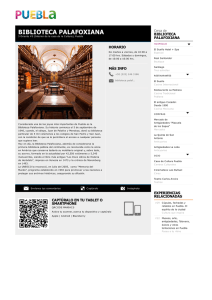 Biblioteca Palafoxiana - Sitio web Oficial del Estado de Puebla