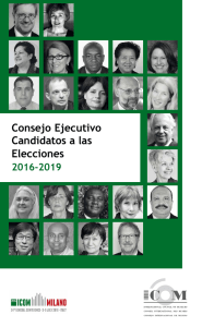 Consejo Ejecutivo Candidatos a las Elecciones