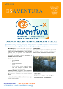 Programa aventura Sierra Huelva general
