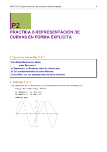 tema 2: representacion de curvas en forma explicita