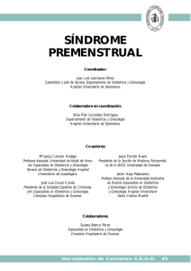 síndrome premenstrual - Sociedad Española de Ginecología y
