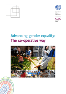 Advancing gender equality: The co-operative way