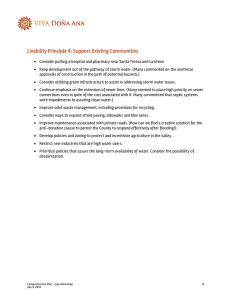Livability Principle 4: Support Existing Communities