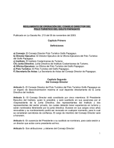 pdf Reglamento de Operacion del Consejo Director del Polo