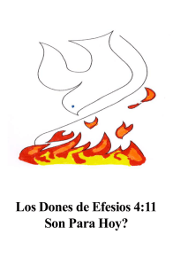 #30 Los Dones de Efesios 411 son para Hoy 5-9-12-1