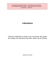Literatura - Euskadi.eus
