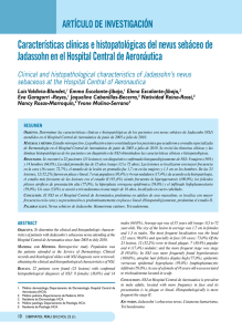 Características clínicas e histopatológicas del nevus sebáceo de
