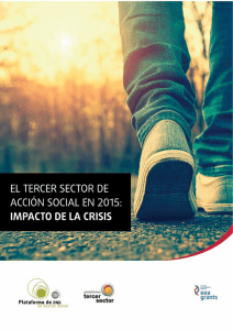 El Tercer Sector de Acción Social en 2015: Impacto de la Crisis.