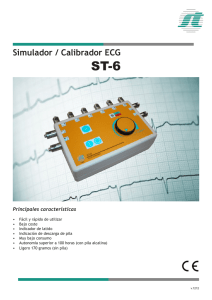 Simulador / Calibrador ECG - ST