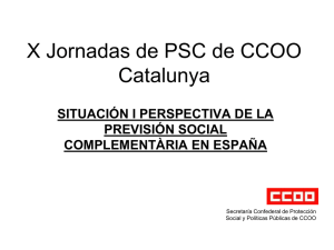 X Jornadas de PSC de CCOO Catalunya