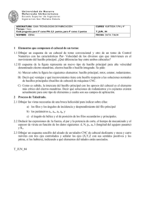 1 Elementos que componen el cabezal de un torno: 1.1 Dibujar un