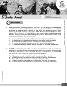 Guía Las reformas estructurales en Chile