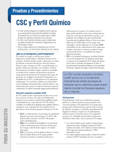 CSC y Perfil Químico