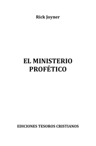 el ministerio profético