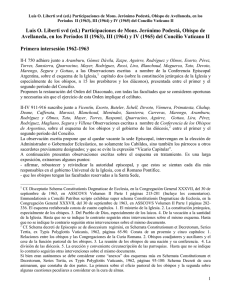 Luis O. Liberti svd (ed.) Participaciones de Mons. Jerónimo Podestá