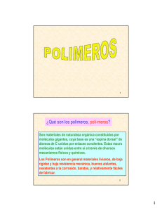 ¿Qué son los polímeros, poli