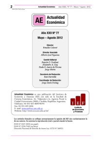 Actualidad Económica - Revistas de la Universidad Nacional de