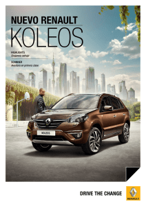 especificaciones - concesionario Renault