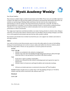 Wyatt Academy Weekly