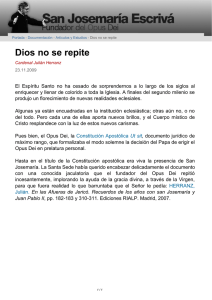 Dios no se repite - San Josemaría Escrivá