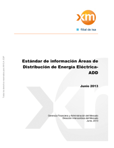 Estándar de información Áreas de Distribución de Energía Eléctrica