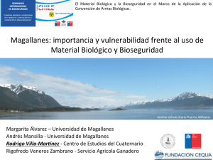 Magallanes: importancia y vulnerabilidad frente al uso de