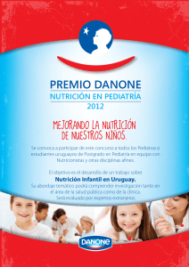 Premio Danone de Nutrición en Pediatría