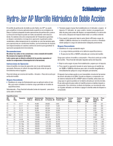 Hydra-Jar AP Martillo Hidráulico de Doble Acción