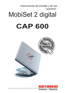 9363243, Instrucciones de montaje y de uso MobiSet 2 digital CAP
