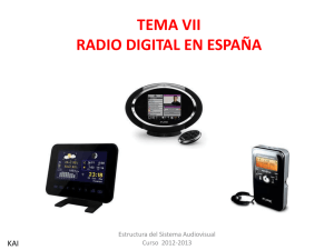 7. Radio digital en España