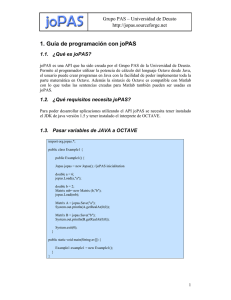 1. Guía de programación con joPAS