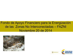Presentación de PowerPoint - Ministerio de Minas y Energía