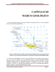 CAPÍTULO III MARCO GEOLÓGICO