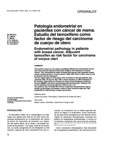 Patología endometrial en pacientes con cáncer de mama