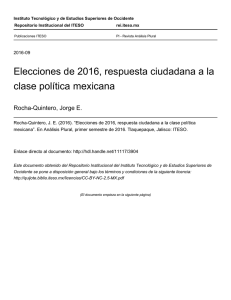 Elecciones de 2016, respuesta ciudadana a la clase - ReI