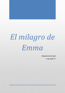 El milagro de Emma - Gobierno de Canarias