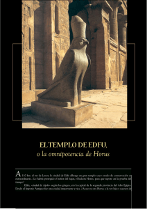 El Templo de Horus en Edfu